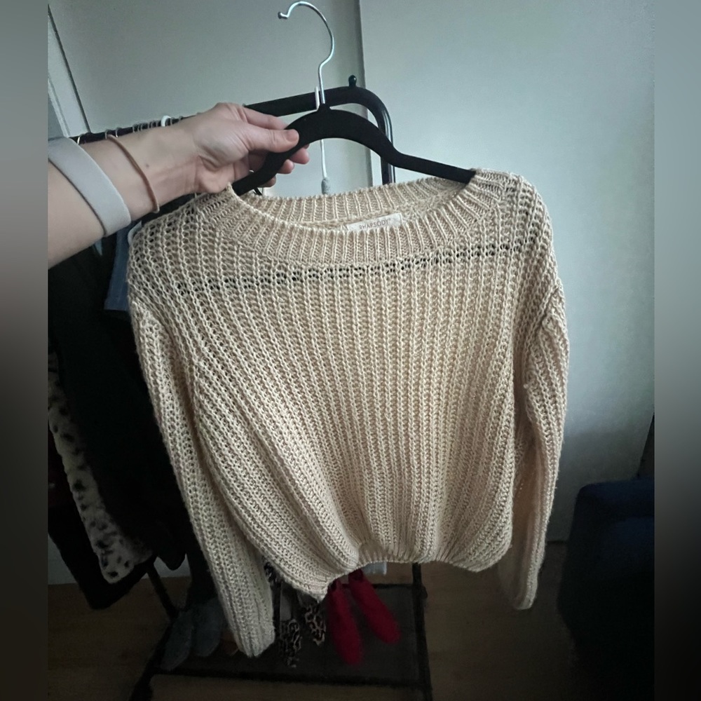 Waffle Knit Sweater